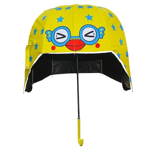 

kreativer, super süßer, sonniger Regenschirm, neuartiger Helm, Hut, Regenschirm, Anti-Ultraviolett-Kinderschirm