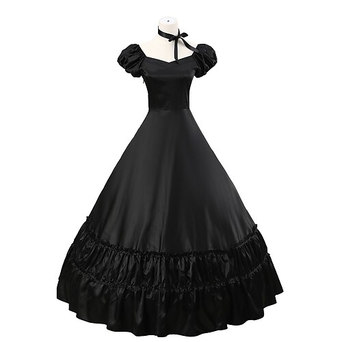 

Maria Antonietta Grandes Tailles Gothique Lolita Victoriens Robe de cocktail Robe vintage Robe Costume de fête Bal Masqué Robe de bal Femme Costume Vintage Cosplay Soirée / Fête Manche Courte