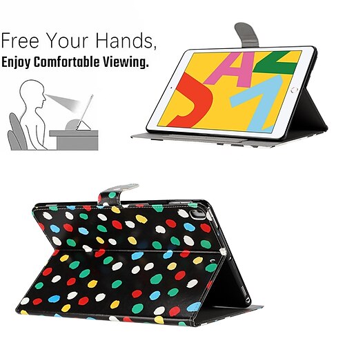 

Tablet Case Cover For Apple 11 9.7 iPad Air 5th 4th 10.9 ipad 9th 8th 7th Generation 10.2 inch iPad Air 3rd 10.5'' with Stand Flip Card Holder Graphic Geometric Pattern TPU PU Leather