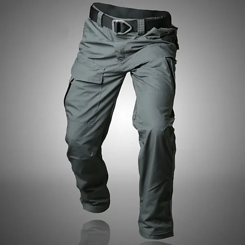 

Homme Pantalon Cargo Pantalon tactique Poche Plein Etanche Confort Extérieur du quotidien Sortie 100% Coton Mode Décontractées Noir Vert Véronèse