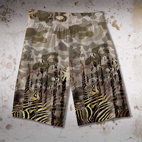 

Kids Boys camo Shorts Graphic Active Outdoor 3-12 Years Summer Khaki