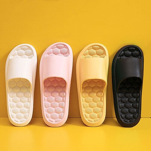 

Chinelos de massagem femininos de secagem rápida, relaxantes, sola macia, slides antiderrapantes para ambientes internos conforto ao ar livre!