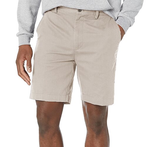 

Herren Kurze Golfhosen Atmungsaktiv Mit Taschen Weich Kurze Hose Unten Regular Fit Feste Farbe Sommer Golfspiel Draußen