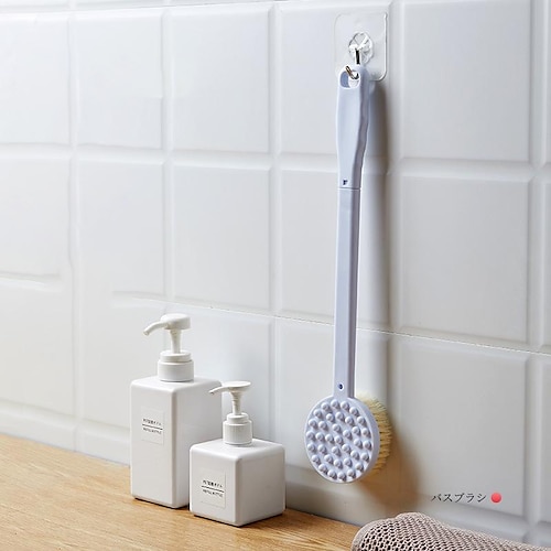Shower Brush Silicone Bath Body Brush - Back Scrubber for Shower