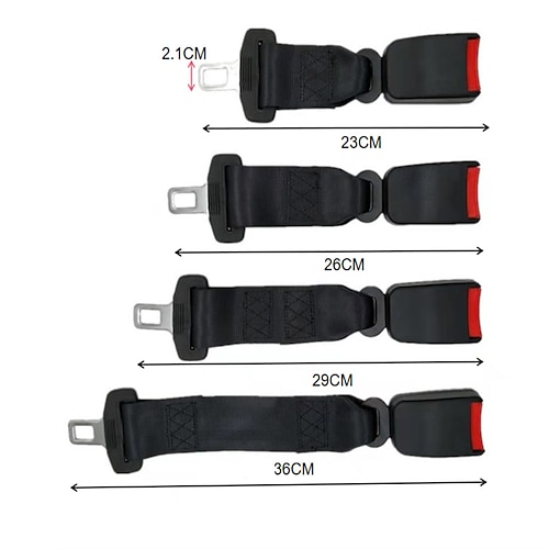 Car Safety Extension Belt Adjustable Car Seat Belt Extender