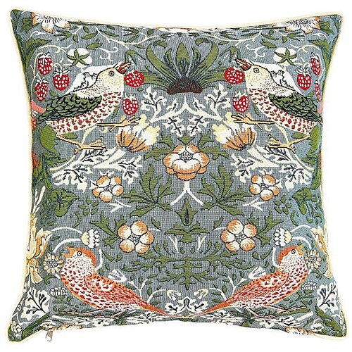 

gobelin aubusson tapeçaria capa de almofada morango floral jacquard travesseiro decorativo para casa sala de estar quarto sofá sofá