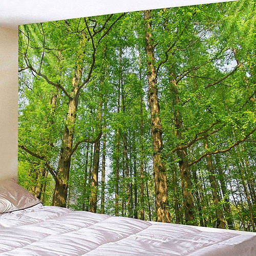 

Forest Tree Hanging Tapestry Wall Art Large Tapestry Mural Decor Photograph Backdrop Blanket Curtain Home Bedroom Living Room Decoration