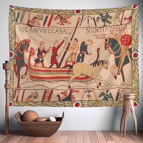 Bayeux Medieval Large Wall Tapestry Art Decor Photograph Backdrop