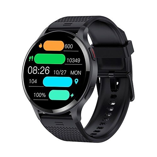 

696 LW77 Smartwatch 1.43 Zoll Smartwatch Fitnessuhr Bluetooth Schrittzähler Anruferinnerung Schlaf-Tracker Kompatibel mit Android iOS Damen Herren Freisprechanlage Nachrichterinnerung