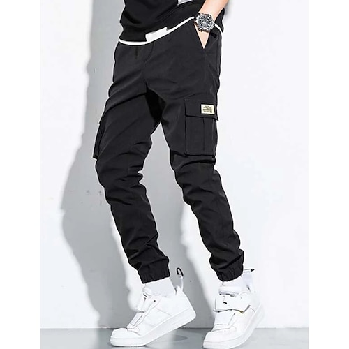 Casual Apparel 100% Cotton Loose Pants Washed Cargo Black Jogger Trousers  for Men - China Trousers and Casual Trousers price | Made-in-China.com