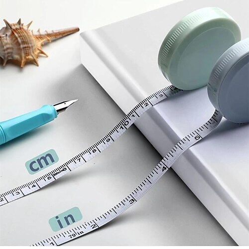 1pc Soft Tape Double-sided Measuring Tape, Ideal For Measuring Body, Fabric,  Sewing, Cutting, Knitting, Diet, Black