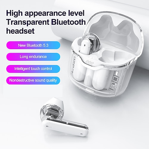 

AKZ-S22 True Wireless Headphones TWS Earbuds In Ear Bluetooth 5.3 Ergonomic Design Stereo with Charging Box for Apple Samsung Huawei Xiaomi MI Fitness Everyday Use Traveling Mobile Phone