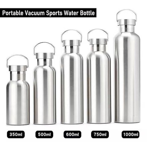 

Bouteille d'eau de sport sous vide portable de voyage tasse thermos en acier inoxydable tasse thermos à grande bouche