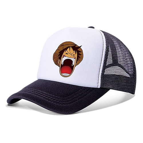 

Hat / Cap Inspired by One Piece Monkey D. Luffy Anime Cosplay Accessories Hat Polyester Men's Women's Cosplay Halloween Costumes