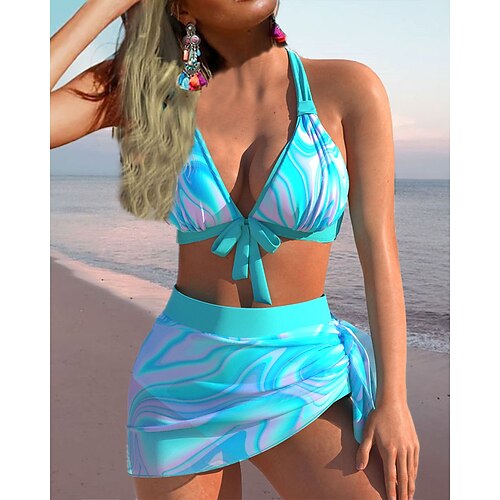 

Mujer Bañadores Bikini Normal Traje de baño 2 Piezas Estampado Graphic Leopardo Negro Azul Piscina Trajes de baño Deportes Ropa de playa Verano