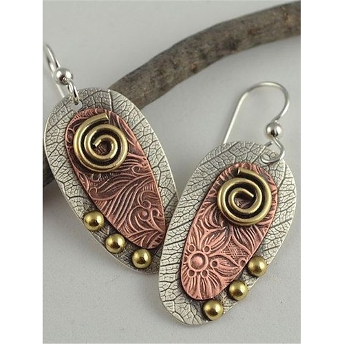 

Femme Boucles d'oreille Archaïsant Extérieur Fleur Boucle d'oreille