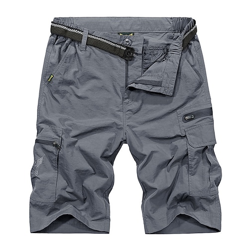 

Men's Cargo Shorts Hiking Shorts Pocket Plain Comfort Breathable Outdoor Daily Going out Fashion Casual ArmyGreen Black