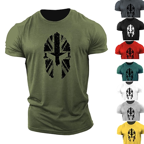 

Hombre Camisa de entrenamiento Camiseta para correr Manga Corta Camiseta Deportivo Ropa Deportiva Algodón Transpirable Dispersor de humedad Suave Aptitud física Entrenamiento de gimnasio Corriendo