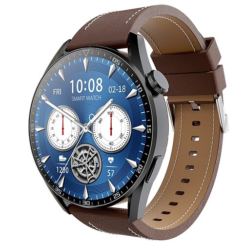 

zd3pro montre intelligente 1,5 pouces smartwatch fitness course montre de sport bluetooth musique rappel d'appel ecg abpm sommeil moniteur d'oxygène sanguin compatible avec android ios étanche ip68