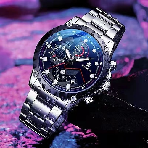 WEIGUAN Quartz Watch for Men Men s Wrist Watch Chronograph Analog