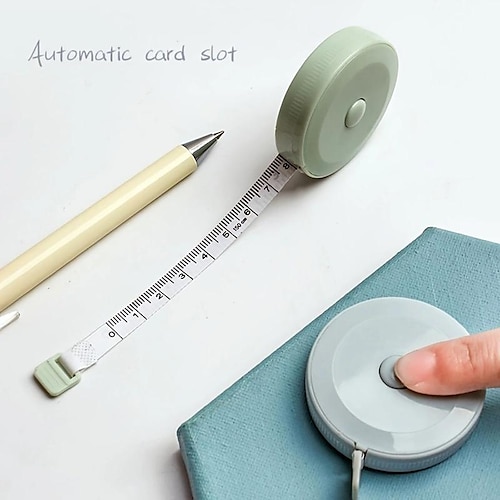 1pc Soft Tape Double-sided Measuring Tape, Ideal For Measuring Body, Fabric,  Sewing, Cutting, Knitting, Diet, Black