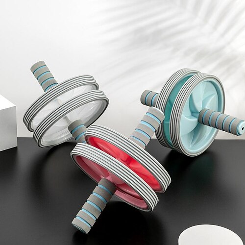 

18cm double-wheel abdominal training abdominal muscle thin belly fitness equipment for men and women home mute non-slip double-wheel abdominal wheel