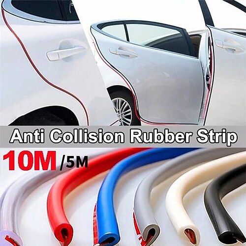 4x Clear Silicone Door Edge Guards – Anti-Scratch Car Protector Pads – Universal Adhesive