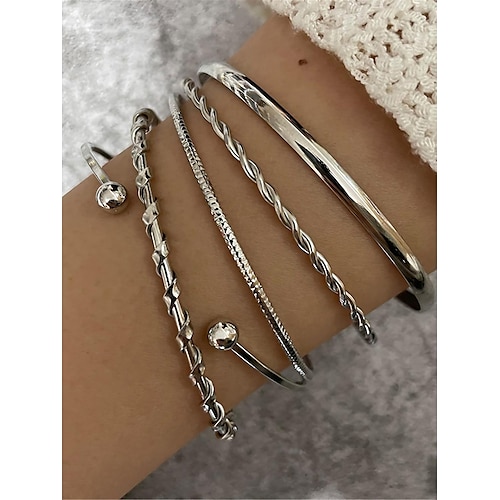 

Women's Bangle Fashion Outdoor Geometry Bracelets Bangles