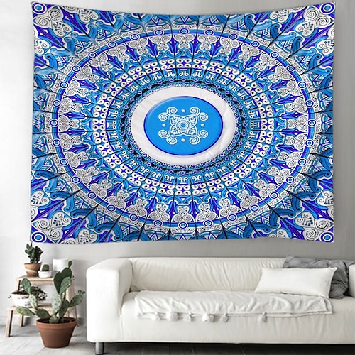 

Datura-Mandala-Hängeteppich, Wandkunst, großer Wandteppich, Wanddekoration, Fotohintergrund, Decke, Vorhang, Zuhause, Schlafzimmer, Wohnzimmer, Dekoration