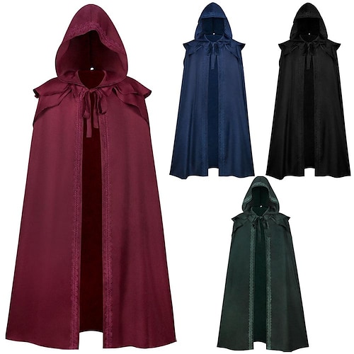 

Plague Doctor Witches Vintage Punk & Gothic Medieval 18th Century 17th Century Cape Cosplay Costume Cloak Men's Women's Costume Vintage Cosplay Performance Stage Masquerade Cloak Halloween