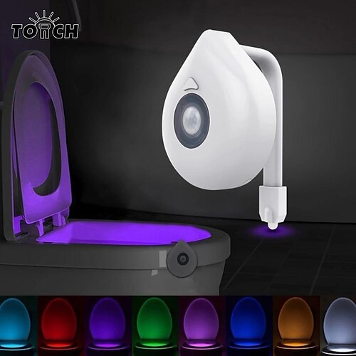 

Beleuchten Sie Ihre Toilette mit 8 leuchtenden LED-Farben – bewegungsaktiviert flexible Größenanpassung für jedes Badezimmer!