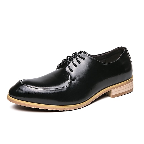 

Hombre Oxfords Negocios Clásico Casual Diario PU Transpirable Cómodo Negro Blanco Verano Otoño