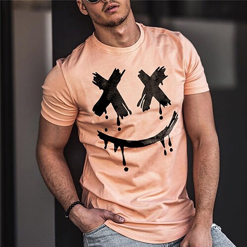 

Hombre Camiseta Graphic Gracioso Cuello Barco Ropa Impresión 3D Exterior Diario Manga Corta Estampado Moda Design Vintage