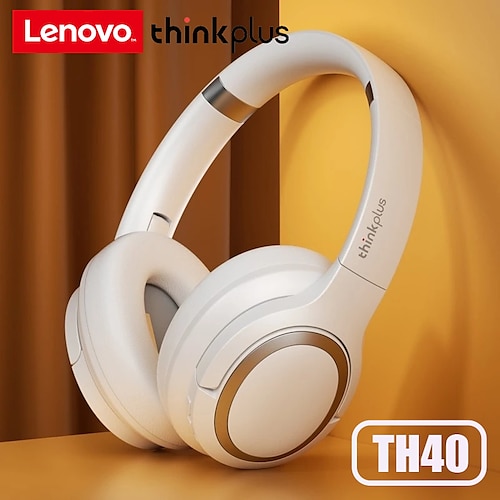 

fones de ouvido originais lenovo th40 estéreo sem fio bluetooth fones de ouvido esportivos hifi qualidade de som inteligente cancelamento de ruído com microfone