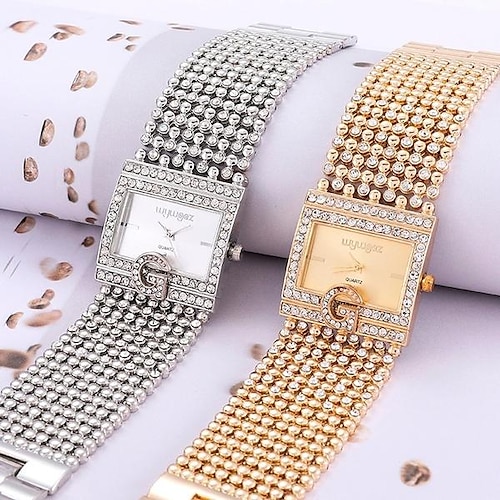 

Relógios de marca de luxo casual feminino redondo pulseira de diamantes relógio analógico movimento de quartzo relógio de pulso