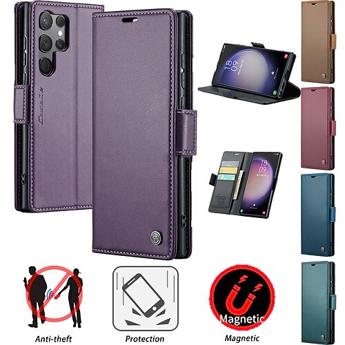 

capa de telefone flip carteira de couro para samsung galaxy s23 ultra s10 s20 s21 s22 plus note20 ultra a14 a24 a34 a54 a13 a23 a33 a53 a73 a12 a22 a32 a52 a72 capa titular do cartão