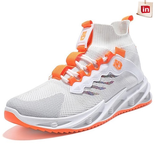 

Homens Tênis Sapatos casuais masculinos Look desportivo Esportivo Vintage Casual Ao ar livre Atlético Diário Corrida Sapatos de fitness e cross training Caminhada Com Transparência Tecelagem voadora