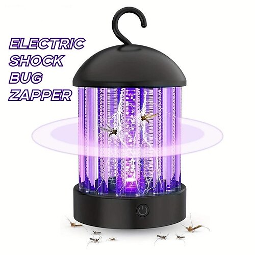 

lámpara antimosquitos recargable usb portátil bug zapper usb recargable para el hogar mosquito interior dormitorio al aire libre descarga eléctrica lámpara antimosquitos uv