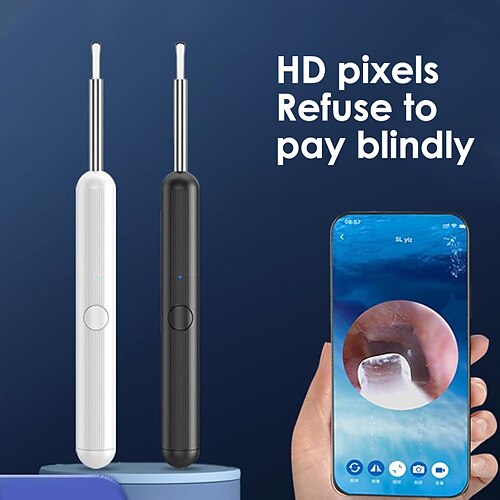 

Ear Wax Removal Ear Wax Camera 1080P FHD Earwax Cleaner Set Wireless Ear Wax Removal Tool with LED Light for Kids, Adults,Pets