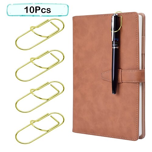

Porte-stylo Wisepro, lot de 12 porte-stylos en acier inoxydable pour ordinateur portable, livres, journal, presse-papiers, papier, etc. – s'adapte à presque toutes les tailles de stylo (or rose).
