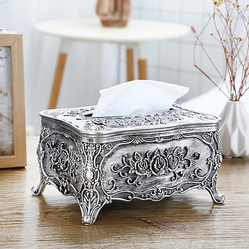 Porta Tovaglioli In Acrilico Trasparente Per Ospiti – Bagno, Cucina, Matrimoni – 24,1x12,7x6,3 Cm Con Piedini Antiscivolo