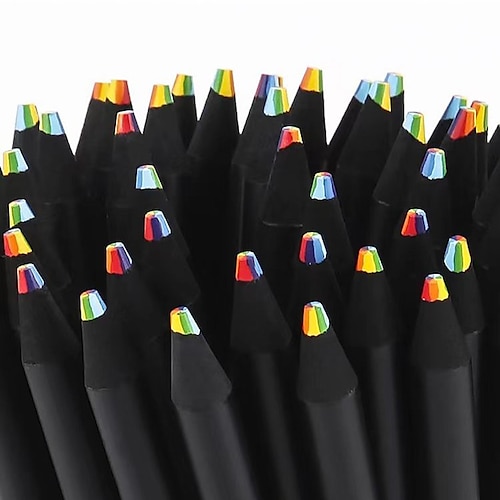 Mr. Pen- Rainbow Pencils, 12 Colors, 7 Color in 1 Rainbow Colored Pencil  with Sharpener, Fun Pencils for Kids