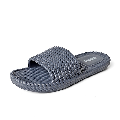 

Homens Chinelos e flip-flops Chinelos Chinelos Chinelos ao ar livre Casual Estilo Praia Diário EVA Respirável Preto Azul Claro Cinzento Verão Primavera