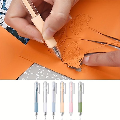 

1 шт. ручка для резки бумаги для рукоделия, ручка для художественного ножа для студента, инструмент для резки бумаги, резак для ручек для бумаги, художественная прецизионная резка бумаги для офисного