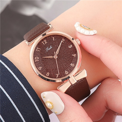 

Mujer Relojes de cuarzo minimalista Reloj Casual IMPERMEABLE Cuero Sintético Reloj