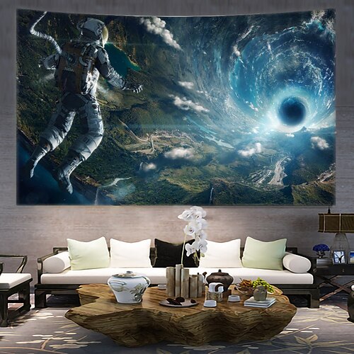 

Tapiz colgante de galaxia estrellada, arte de pared, tapiz grande, decoración mural, fotografía, telón de fondo, manta, cortina, hogar, dormitorio, sala de estar, decoración
