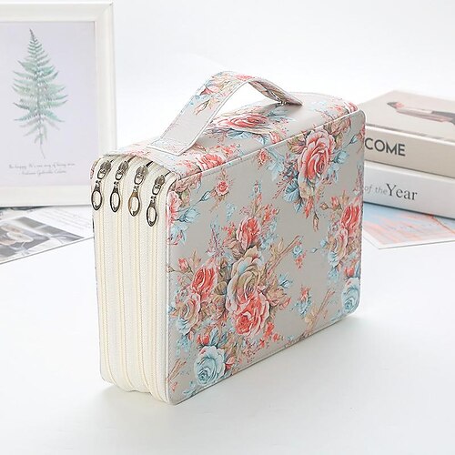 Colored Pencil Case, 200 Slots Pencil Holder With Zipper Closure Twill  Fabric Large Capacity Pencil Case For Watercolor Pens Or Markers, Pencil  Case Organizer For Artist Or Student 2023 - US $27.99