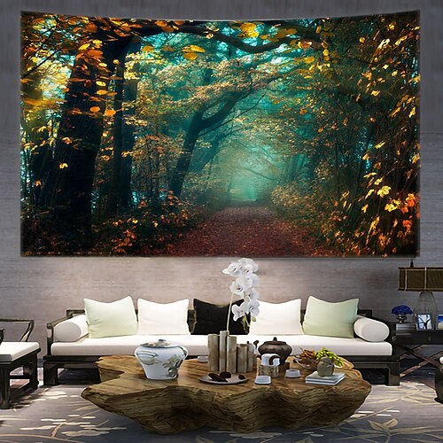 

Psychedelischer Wald hängender Wandteppich, Wandkunst, großer Wandteppich, Wanddekoration, Fotografie, Hintergrund, Decke, Vorhang, Zuhause, Schlafzimmer, Wohnzimmer, Dekoration