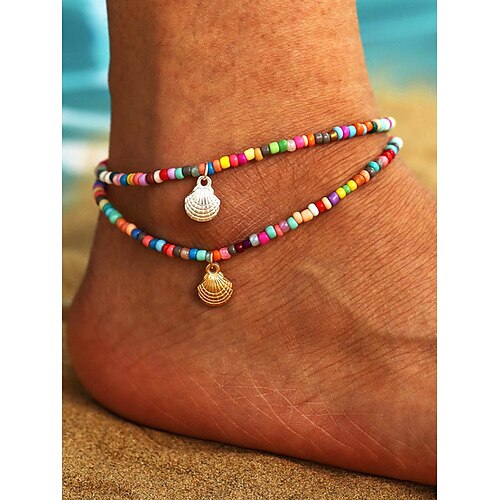 

Women's Ethnic Style Outdoor Shell Anklet