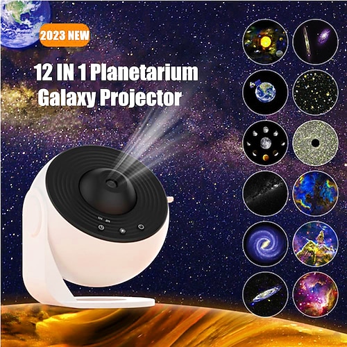 

2023NEW Planetarium Projector Starry Sky Galaxy Star Projector Night Light LED Lamp for Bedroom Room Decor Decorative Nightlight